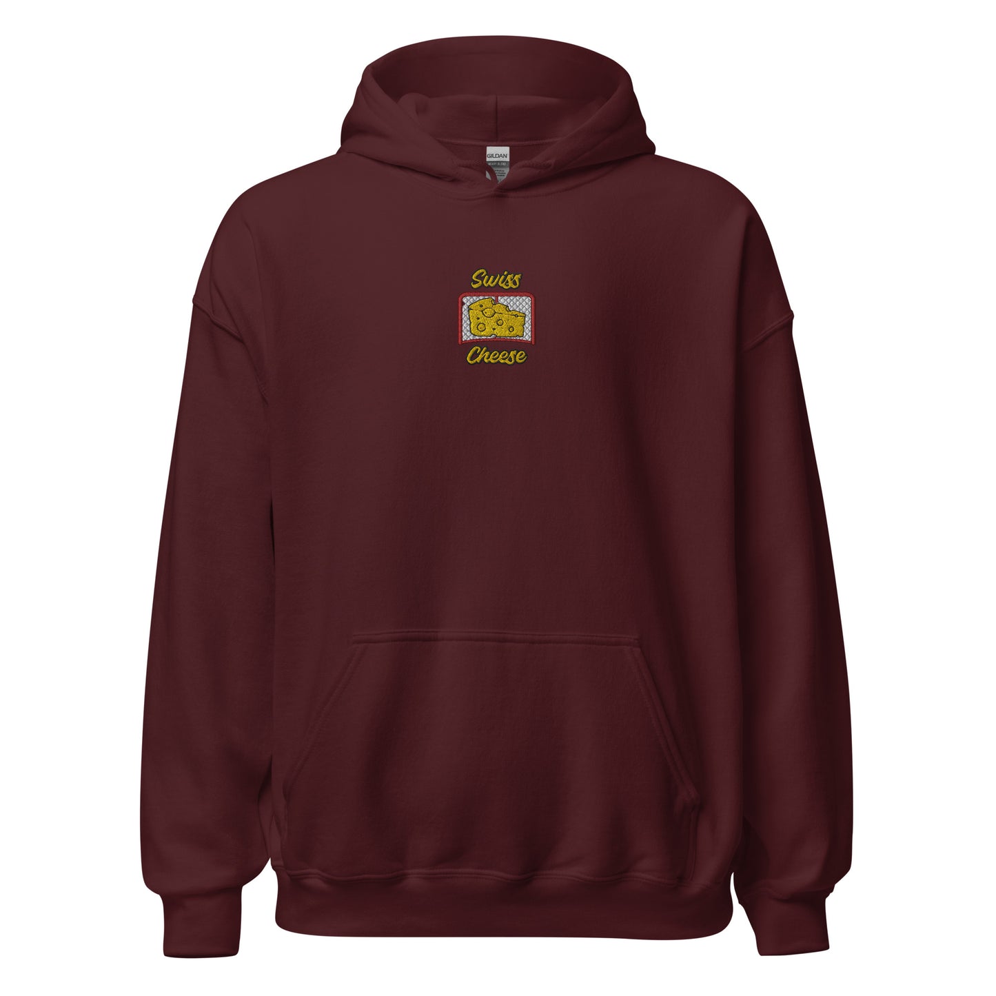 Swiss Cheese Embroidered Hoodie